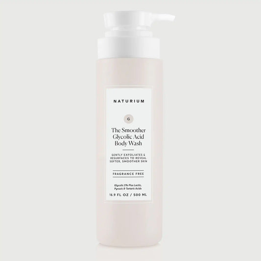 the-smoother-glycolic-acid-exfoliating-body-wash-i9 NATR-40002_The-Smoother_bonebkgd_front.webp
